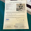 1997-98 Mighty Ducks of Anaheim Team Signed Jersey With JSA COA