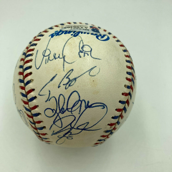 1995 All Star Game Team Signed Baseball Sammy Sosa Ozzie Smith Beckett COA