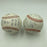 Lot Of (2) 1980's St. Louis Cardinals Baseball Facsimile Team Signed Baseballs