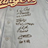 2023 Texas Rangers World Series Champs Team Signed Nike Jersey 7/23 Fanatics