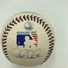 Derek Jeter Signed 2002 Opening Day Major League Baseball Steiner & MLB Holo