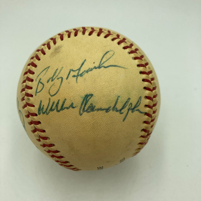 Don Mattingly 1980 Pre Rookie Minor League Multi Signed Baseball JSA COA