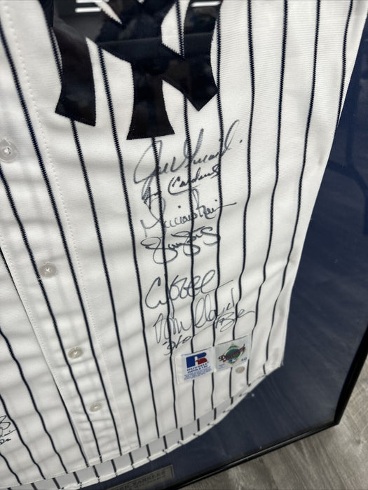 1998 New York Yankees Team Signed World Series Jersey Derek Jeter PSA DNA COA