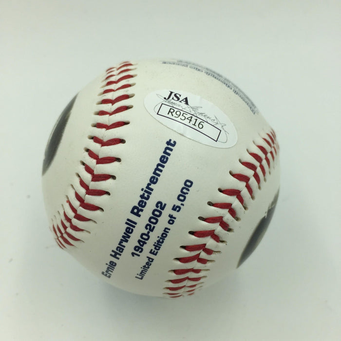 Rare Ernie Harwell Signed 1940-2000 Retirement Commemorative Baseball JSA COA
