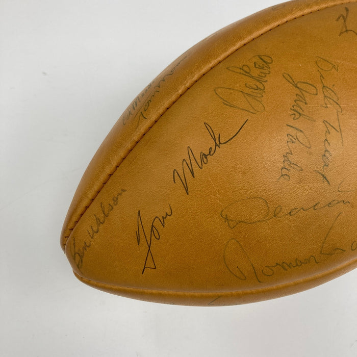 1966 Los Angeles Rams Team Signed Football JSA COA