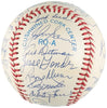 1961 New York Yankees World Series Champs Team Signed Baseball Mickey Mantle JSA