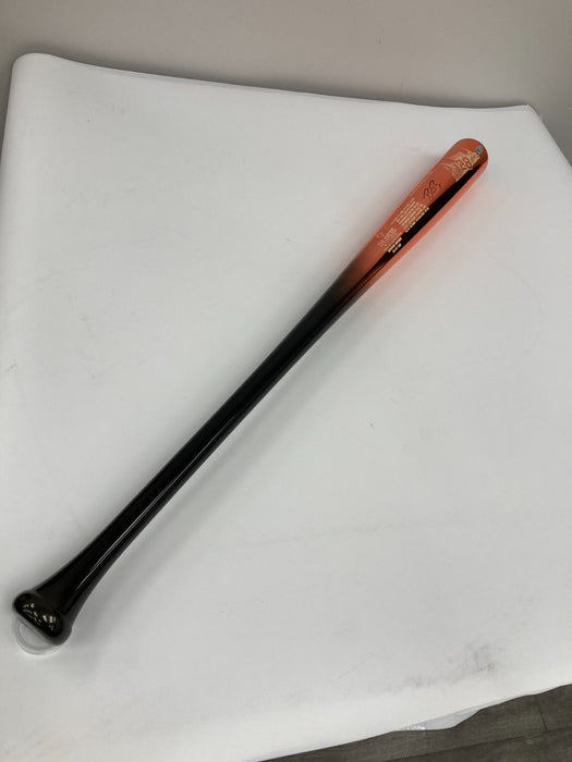 Buster Posey Chrome Splash Art Signed Career Stat Bat MLB Authenticated