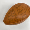 1969 Texas Longhorns National Champions Team Signed Football 55 Sigs Beckett COA