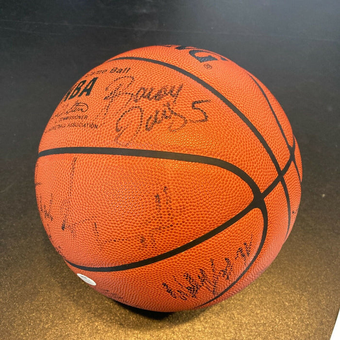 Elton Brand Steve Francis Baron Davis 1999 NBA Draft Signed Basketball JSA COA