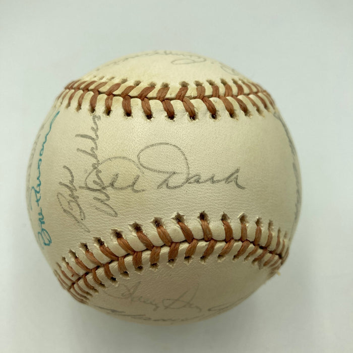 1974 Oakland A’s World Series Champs Team Signed Baseball JSA COA