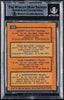 1978 Topps Paul Molitor Alan Trammell RC #707 Signed By All 4 Players BGS