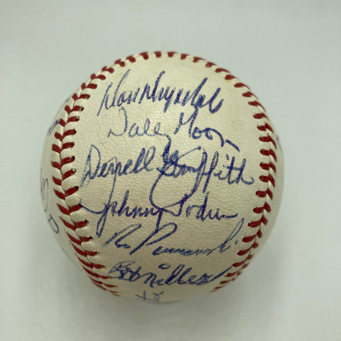 1963 Los Angeles Dodgers World Series Champs Team Signed Baseball Koufax JSA