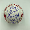 Beautiful 2012 NY Yankees Team Signed Baseball Derek Jeter Mariano Rivera JSA