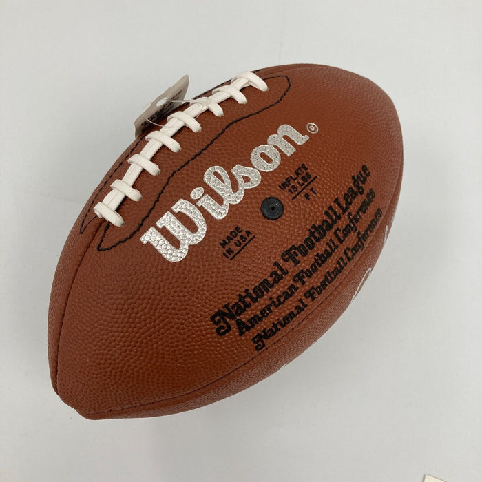 Beautiful Walter Payton Signed Wilson NFL Game Football With JSA COA