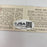 Ron Santo Signed 1976 Chicago Cubs Full Ticket JSA COA