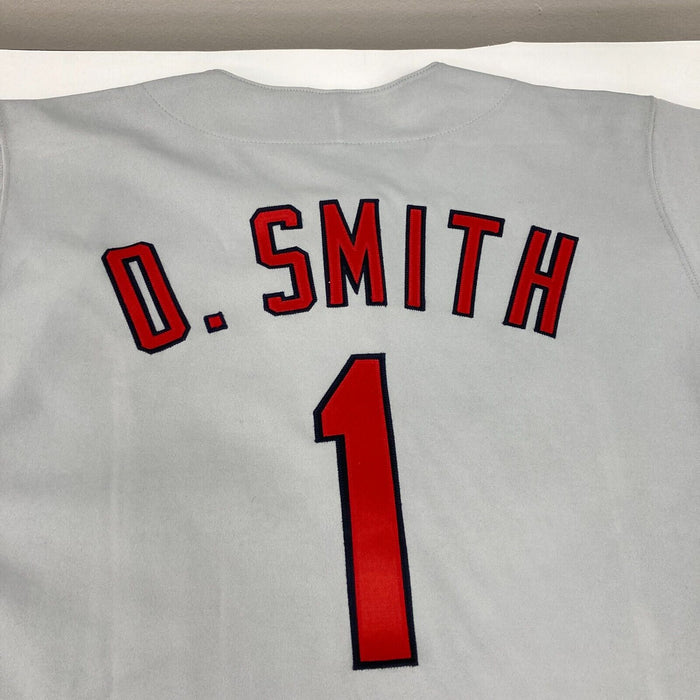 Ozzie Smith Signed Authentic Russell St. Louis Cardinals Jersey JSA COA