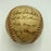 Phil Rizzuto 1940 Kansas City Blues Rookie Minor League Team Signed Baseball JSA