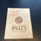 Rare Willie Mays Signed Vintage Bally's Casino Program Huge Sig With JSA COA