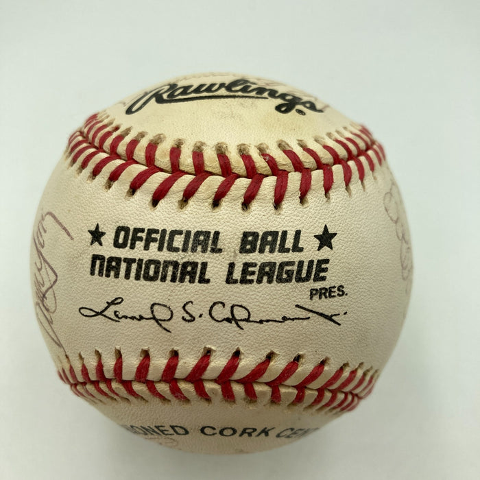 1982 St. Louis Cardinals World Series Champs Team Signed NL Baseball JSA COA