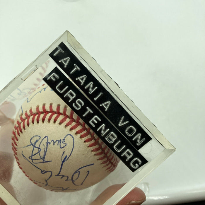 Danny Devito Michael Douglas Marlo Thomas Signed Baseball Movie Stars