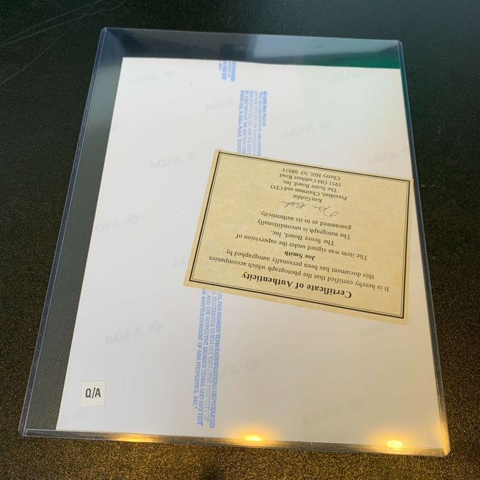 Joe Smith Signed Autographed 8x10 NBA Photo With Scoreboard COA