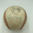 Jack Buck Harry Caray Stan Musial Signed 1960's National League Baseball JSA COA