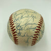 Beautiful 1957 Milwaukee Braves World Series Champs Team Signed Baseball JSA COA