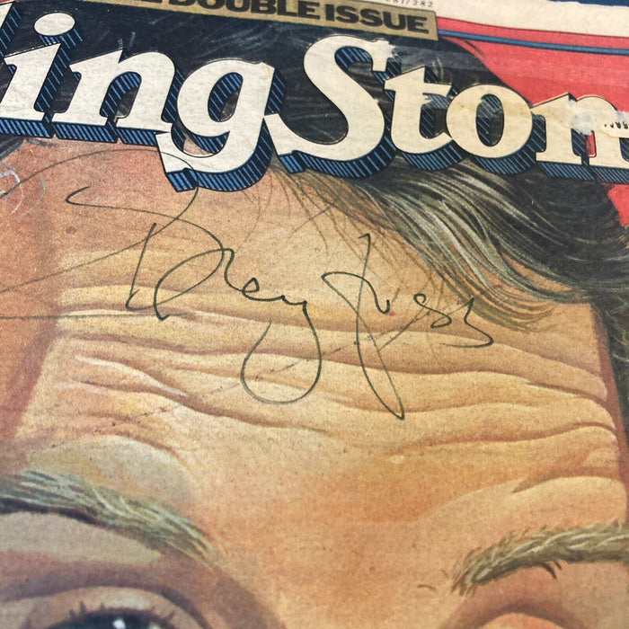 Richard Dreyfuss Signed Rolling Stones Newspaper With JSA COA