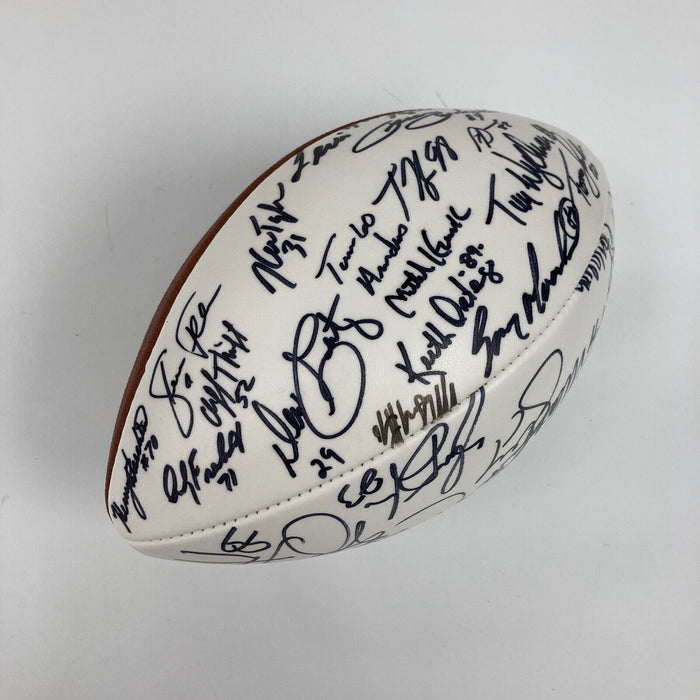 1985 Super Bowl Champs Chicago Bears Team Signed Football Walter Payton Beckett