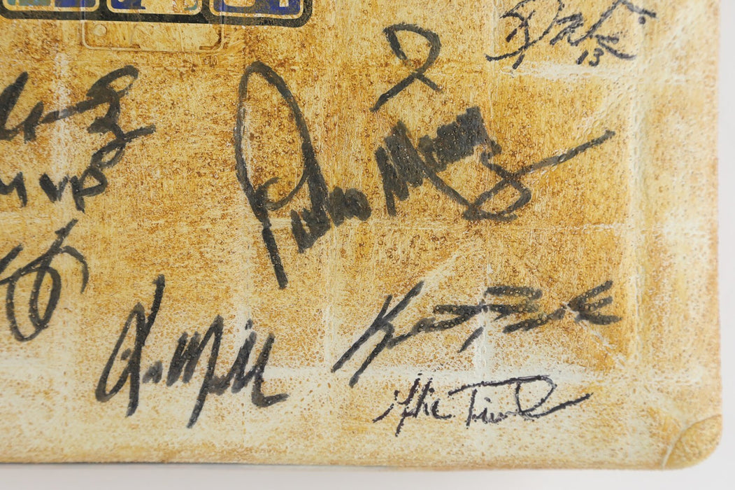 Historic 2004 Boston Red Sox Champs Team Signed Game Used World Series Base PSA