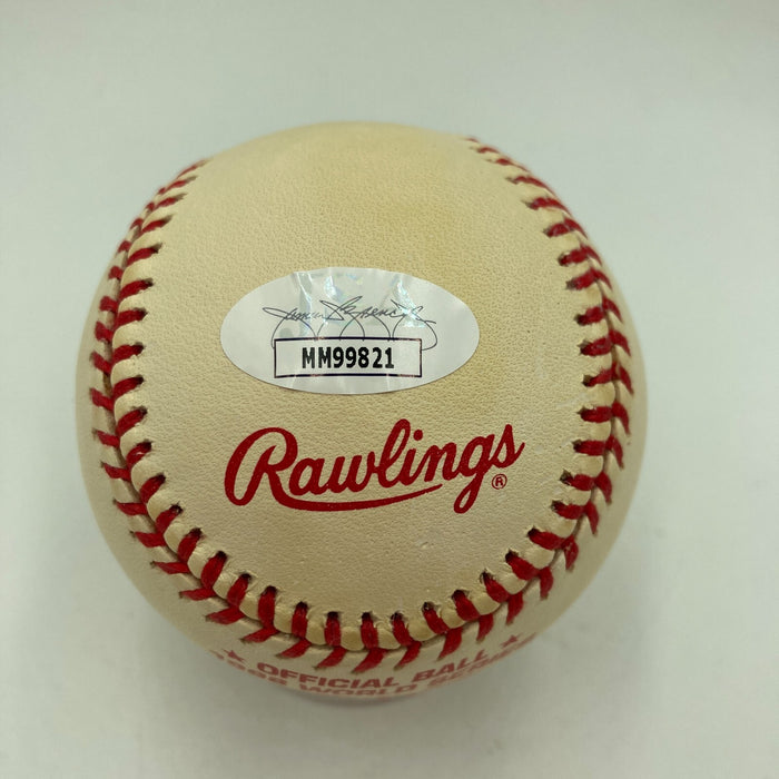 John Sterling 1998 W.S. Champs 125-50 Signed 1998 World Series Baseball JSA COA