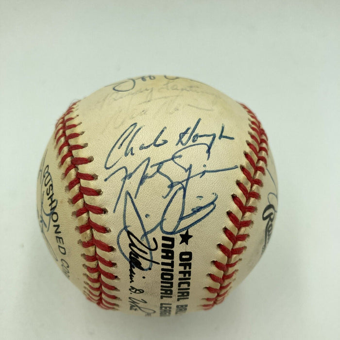 1993 Florida Marlins Inaugural Season Team Signed National League Baseball
