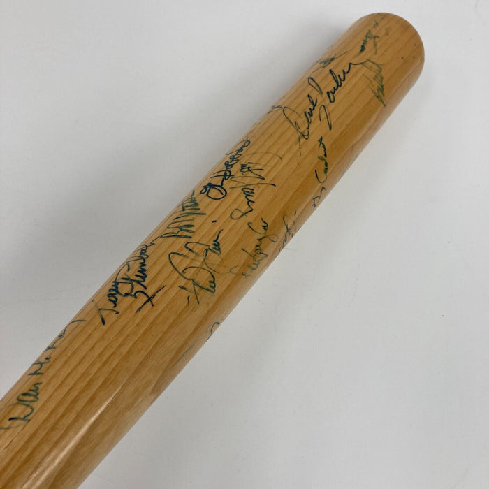 1988 Oakland Athletics American League Champions Team Signed Bat JSA COA