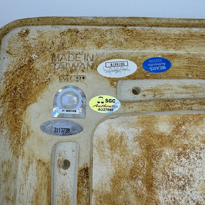 Historic 2004 Boston Red Sox Champs Team Signed Game Used World Series Base PSA