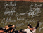 1998 New York Yankees World Series Champs Team Signed Huge 28x38 Photo JSA COA