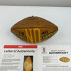 1946 Notre Dame Fighting Irish NCAA National Champs Team Signed Football PSA DNA