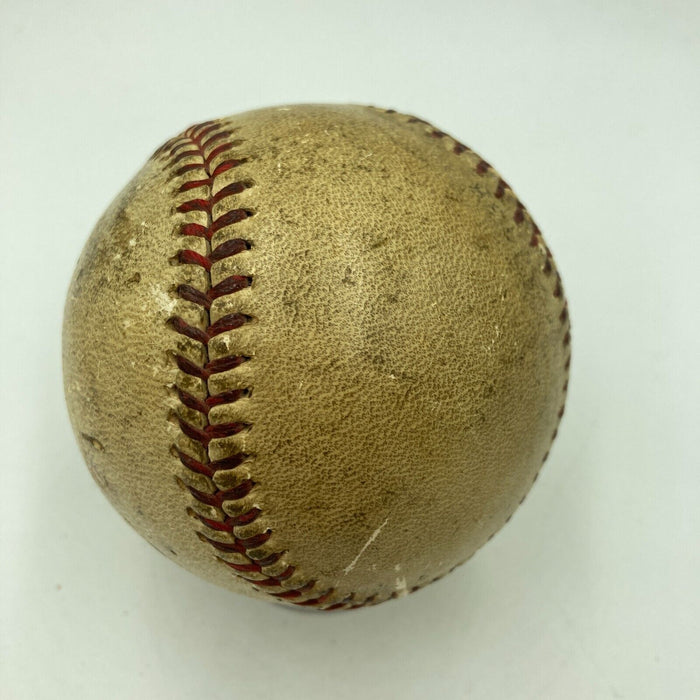 1936 Joe Dimaggio Rookie Signed Game Used Baseball With Joe Mccarthy JSA COA