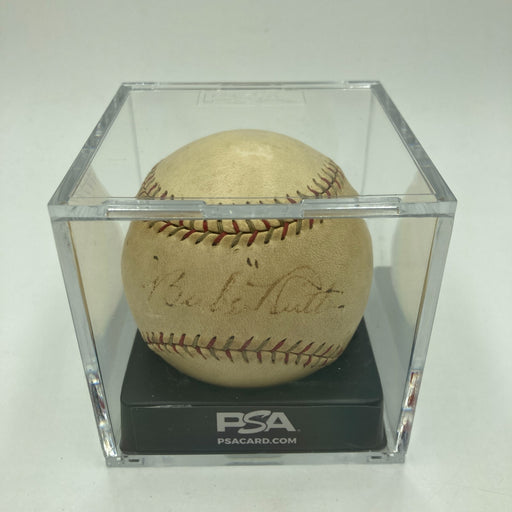 Babe Ruth Single Signed 1920's Baseball PSA DNA COA
