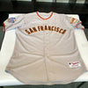 Willie Mays Signed 2010 San Francisco Giants Game Issued W.S. Jersey JSA MINT 9