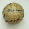 1927 New York Yankees WS Champs Team Signed Baseball Babe Ruth & Lou Gehrig PSA