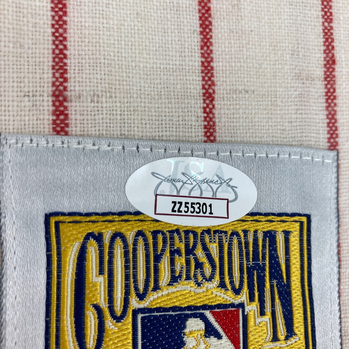 Dick Richie Allen Twice Signed Philadelphia Phillies Mitchell & Ness Jersey JSA