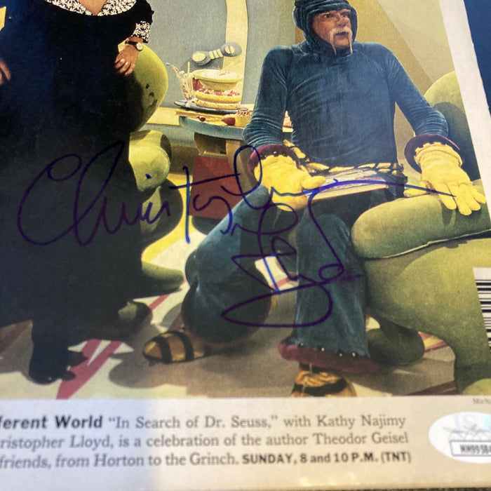 Christopher Lloyd Signed Autographed New York Times Magazine With JSA COA