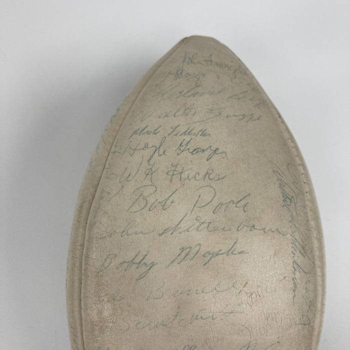 1966 Houston Oilers Team Signed Spalding Official AFL Football JSA COA 50+ Sigs