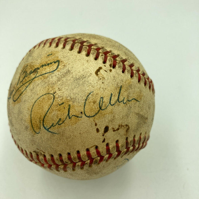 1966 Philadelphia Phillies Team Signed Baseball Richie Ashburn & Jim Bunning
