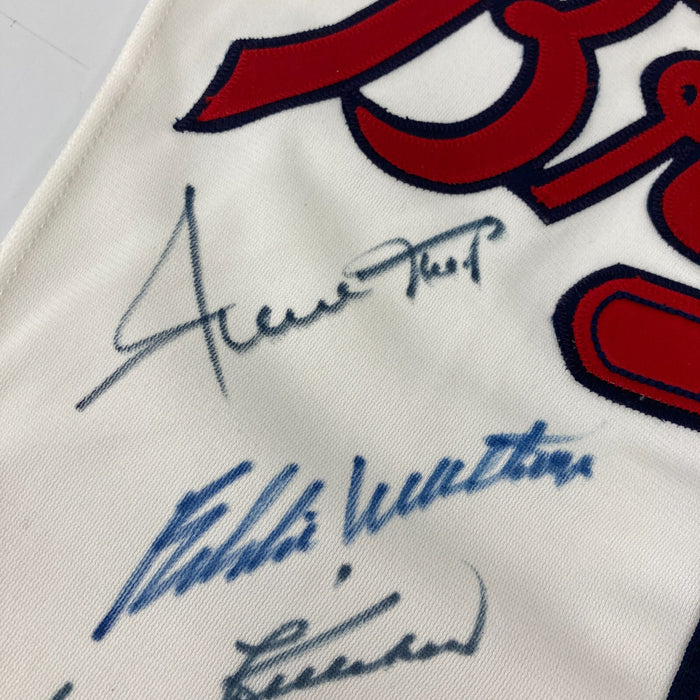 500 Home Run Club Signed Jersey Ted Williams Willie Mays Hank Aaron PSA DNA COA