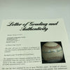 Beautiful Wahoo Sam Crawford Single Signed Baseball PSA DNA COA