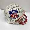 Quarterback Legends Signed Helmet 30 Sigs Johnny Unitas Len Dawson Beckett COA
