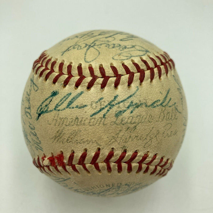 Ted Williams 1955 Boston Red Sox Team Signed Official American League Baseball