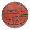 1976–77 Los Angeles Lakers Team Signed Playoffs Game Used Basketball JSA & MEARS