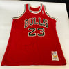 Michael Jordan Rookie Era Signed 1980's Sand Knit Chicago Bulls Jersey Beckett